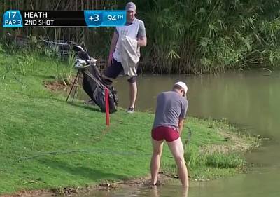 pro golf underwear james heath - british golfer