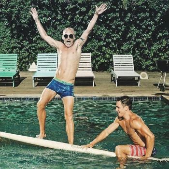 Jamie Laing body swimming with joshua patterson