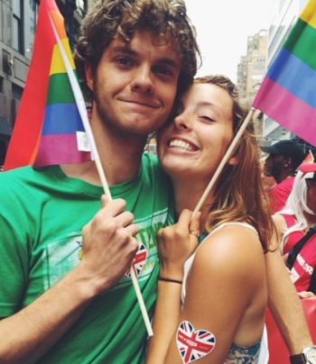 jack quaid gay ally at nyc pride 2015