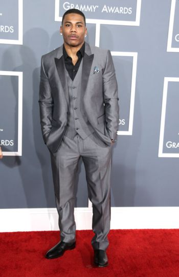 nelly hot in three piece suit