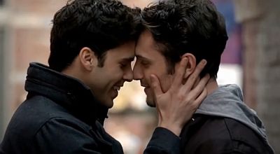 Colin Woodell gay with steven krueger in the originals - aiden and josh