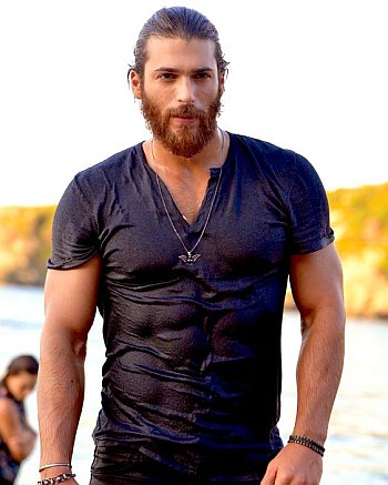 hot wet men in clothes - turkish actor can yaman