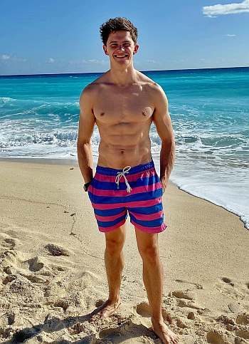tom prior shirtless beach body