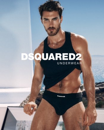 dsquared2 male underwear model - michal yerger