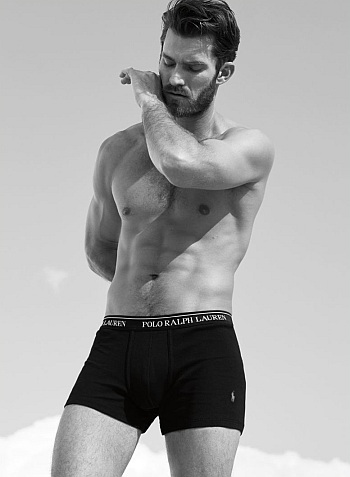 polo ralph lauren male underwear models Zach Pricer - fall 2018 campaign