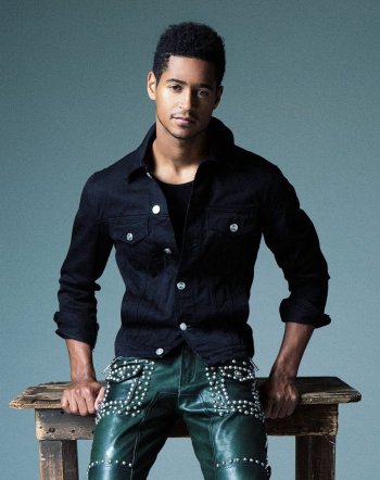 alfred enoch leather pants