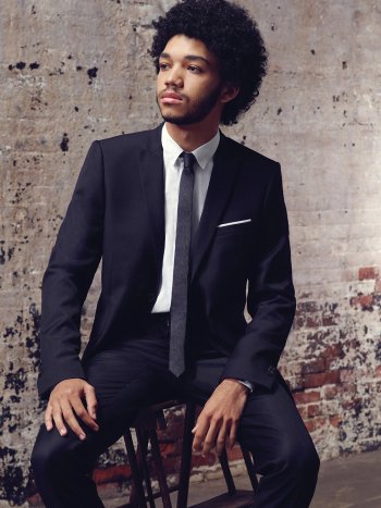justice smith hot in suit