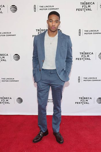 Actor Christopher Meyer red carpet fashion - Wolves Premiere - 2016 Tribeca Film Festival - New York City
