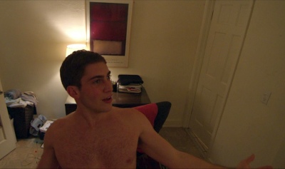 James Morosini shirtless in threesomething