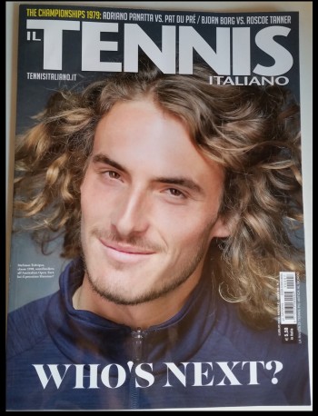 Stefanos Tsitsipas model - magazine cover