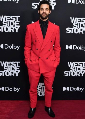 david alvarez west side story premiere red carpet suit