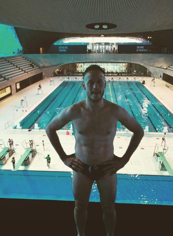 male celebrity speedo swimsuits - kevin clifton the games