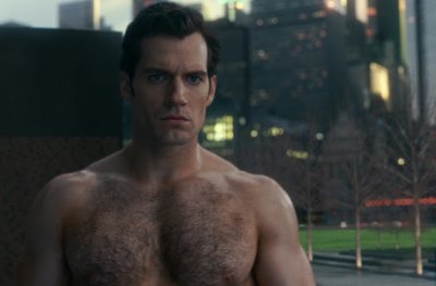 henry cavill shirtless chest hair now