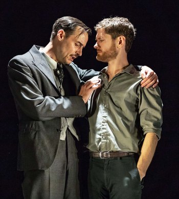 kyle soller gay as eric glass with Paul Hilton in The Inheritance