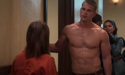 Mitchell Slaggert shirtless in s lives of college girls2