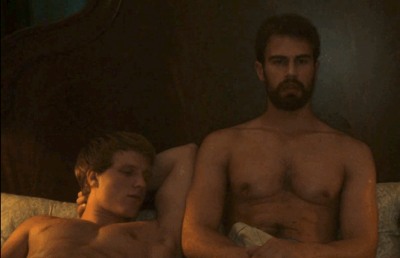 theo james gay in war on everyone