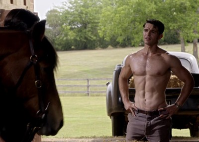 Dominic Allburn shirtless farmer - place to call home
