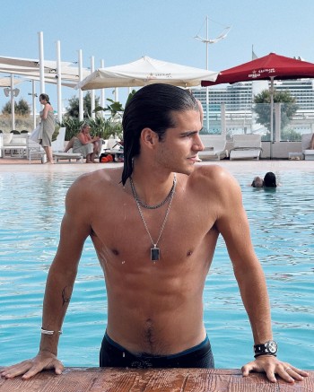 alvaro mel shirtless swim