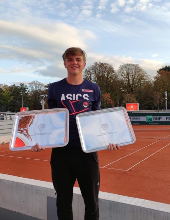 Dominic Stricker tennis titles - roland garros junior champion