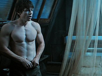 Milo Callaghan shirtless body
