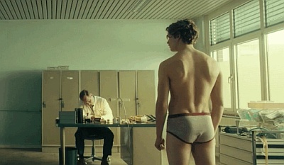 Damian Hardung underwear briefs in Auerhaus