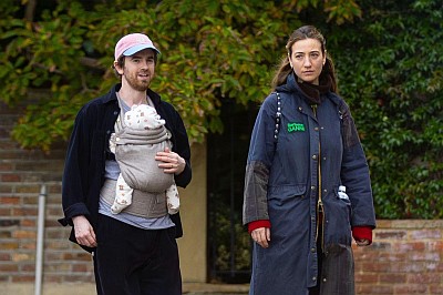 Freddie Highmore wife Klarissa Munz and baby