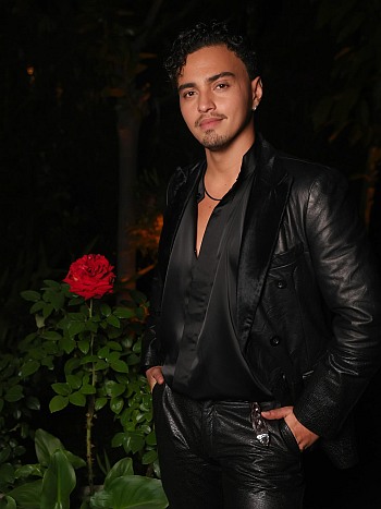 Tonatiuh Elizarraraz hot in leather pants