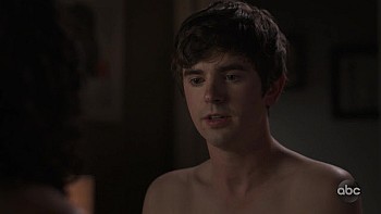freddie highmore shirtless in good doctor