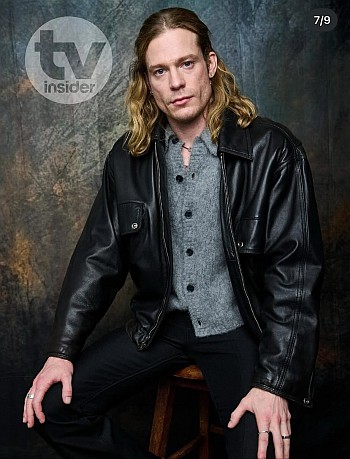 sam reid hot in leather jacket